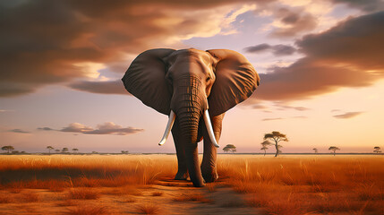 Fototapeta na wymiar Elephant pictures in wild animals