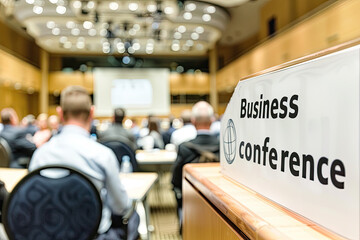International Business Conference, Hall of Conference concept