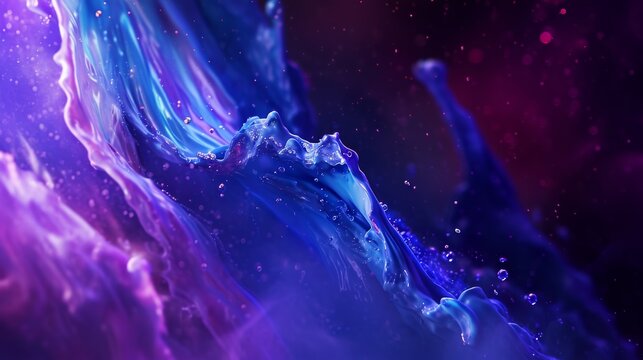 Abstract paint splashes as background