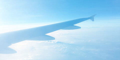 view from airplane window view from the plane with clouds row reality caption wallpaper unique pattern best summer create caption image wallpaper banner marketing use space for text