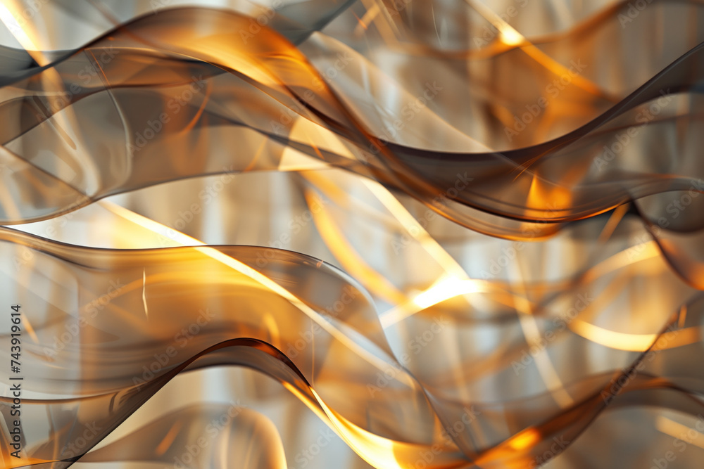 Poster abstract background with reflections and caustics. futuristic background image. created with generat
