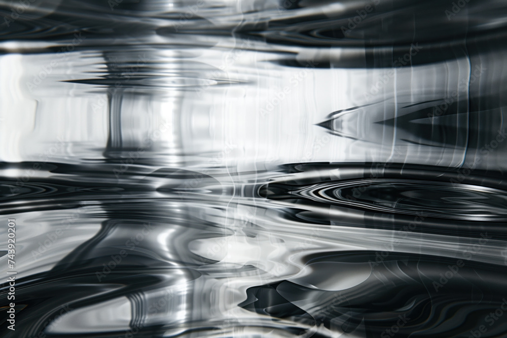 Poster abstract background with reflections and caustics. futuristic background image. created with generat
