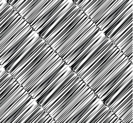  Line art optical art. Psychedelic abstract background. Monochrome background. Optical illusion style. Black dark background. Modern pattern. Abstract graphic texture. Graphic ornament