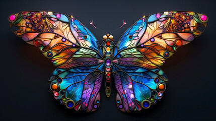 Fototapety  butterfly displaying intricate patterns and vibrant colors