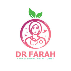 logo Health Nutrition Specialist, healthy food nutrition logo designs