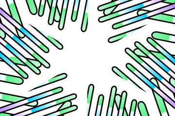 Beautiful and colourful simple straight line art pattern of aesthetic gradient light 