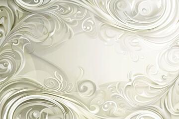Elegant wedding invitation/ anniversary background / frame design with swirls