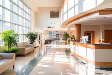 Clean and Spacious Healthcare Facility Interior