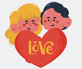 Valentine's Day vector image