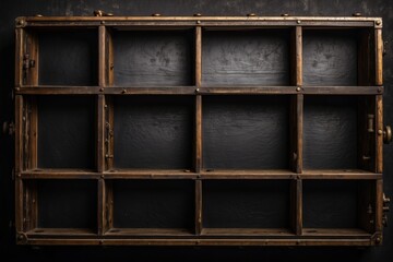 Steampunk Style Frame Background