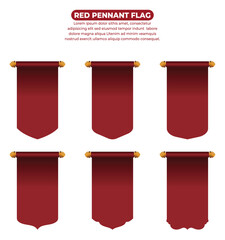 red pennant flag