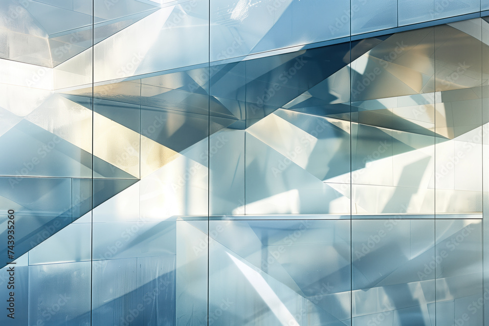 Poster abstract background with reflections and caustics. futuristic background image. created with generat