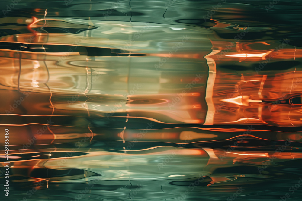 Poster abstract background with reflections and caustics. futuristic background image. created with generat