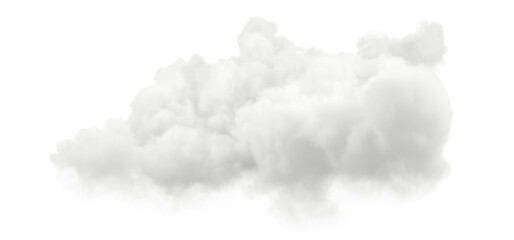 Soft clouds drifting in the sky clipart on transparent backgrounds 3d illustrations png
