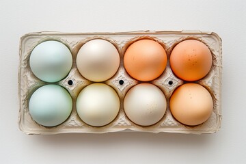 Eggs in carton
