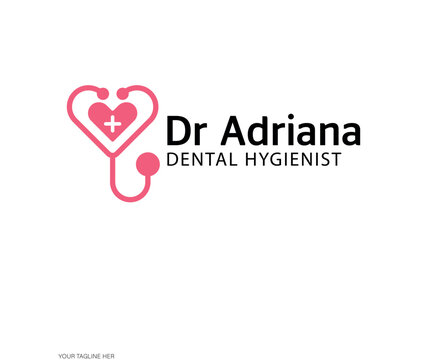 dental hygienist logo, Medical logo