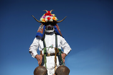 People called Kukeri parade in masks and ritual costumes, perform ritual dances to drive away evil...