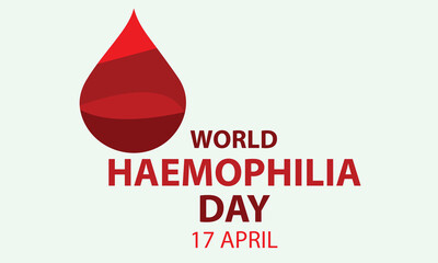 Obraz premium world haemophilia day vector