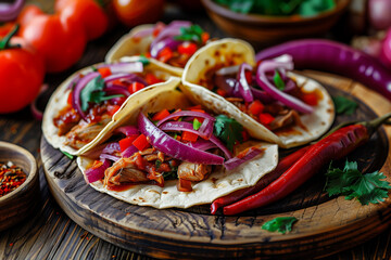 Authentic Cochinita Pibil Tacos: Perfect Mexican Food Photo