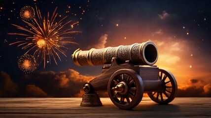cannon in the sky