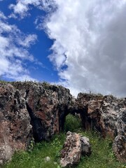 Fototapeta premium clouds over the mountain