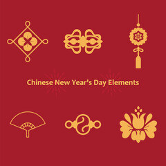 Chinese New Year element design