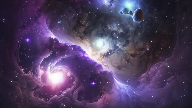 Ultra-detailed nebula abstract