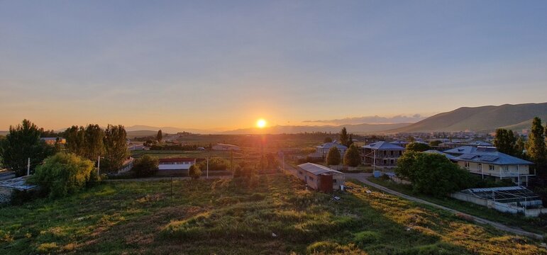 sunset behimd the mountains at lake sevan armenia
SOVIET VIEWING PLATFORM