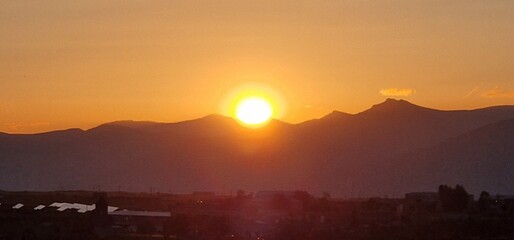 sunset behimd the mountains at lake sevan armenia
SOVIET VIEWING PLATFORM