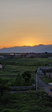 sunset behimd the mountains at lake sevan armenia
SOVIET VIEWING PLATFORM