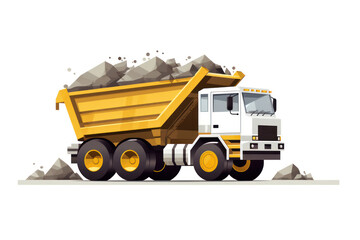 Industrial Equipment Truck: Heavy Machinery for Construction and Transportation