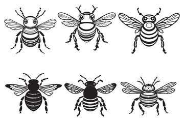 Bee Vector  Illustration