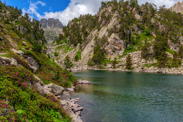 Fototapeta premium Nationalpark Gerber Tal | Pyrenäen