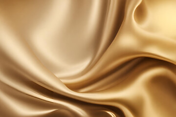 Fototapeta premium Abstract gradient smooth Blurred silk Gold background image
