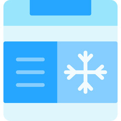 Obraz premium Freezer Icon