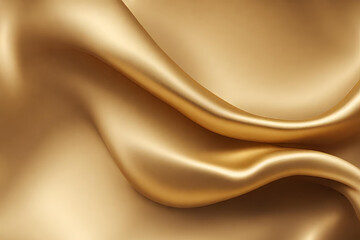 Obraz premium Abstract gradient smooth Blurred silk Gold background image