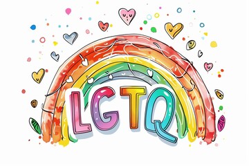 Fototapeta premium LGBTQ Pride pale pink. Rainbow safe space colorful certainty diversity Flag. Gradient motley colored leveling LGBT rights parade festival graphic design diverse gender illustration