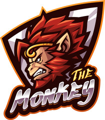 The monkey king head mascot