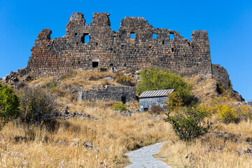 Ruins of Amberd, a 10th-century fortress located on the slopes of Mount Aragats