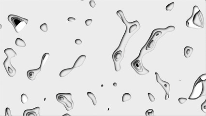 Abstract topography background. Computer generated 3d render