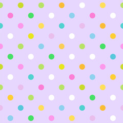 Polka Dot pattern, seamless texture