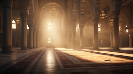 Obraz premium A dreamy Still life of Islamic church buildings