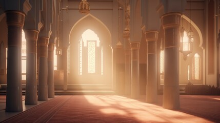A dreamy Still life of Islamic church buildings