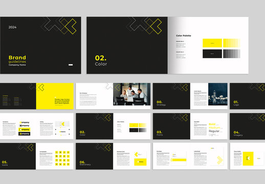 Yellow and Black Brand Guidelines