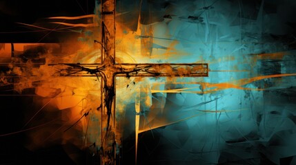 Crucifixion of Jesus, abstract