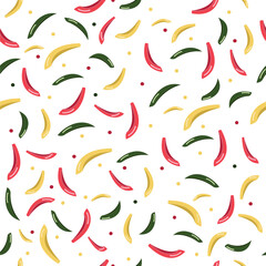 seamless pattern with peppers food vector design