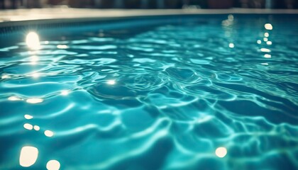 pool background, blue pool water, sunny day, blue water background, blue water surface - obrazy, fototapety, plakaty