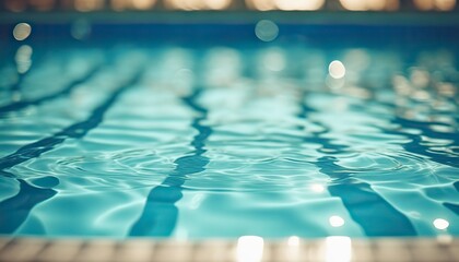 pool background, blue pool water, sunny day, blue water background, blue water surface - obrazy, fototapety, plakaty