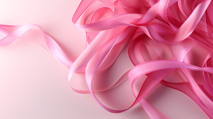Fototapeta premium Ribbon illustration, copy space