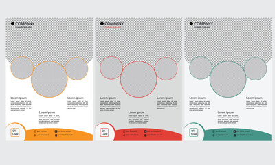 creative flyer design layout template 